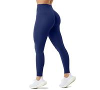 Unthewe Womens Naked Feel Leggings 25", True Navy, Large