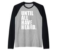 Until All Have Heard Christian Duty Jesus Christ God Lover Raglan Baseball Tee