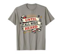 Until All Have Heard Christian Duty Trad Tattoo Scroll Style T-Shirt