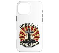 Until All Have Heard Christian Duty Trad Tattoo Style Cross Case for iPhone 16 Pro Max