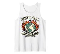 Until All Have Heard Christian Duty Trad Tattoo Style Design Tank Top