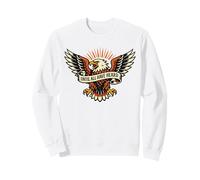 Until All Have Heard Christian Duty Trad Tattoo Style Eagle Sweatshirt