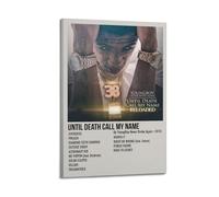 until Death Call My Name by Youngboy Never Broke Again Poster Wall Art Aesthetic Cover Poster Design Painting for Living Room Bed Room 16x24inch(40x60cm) Frame-style
