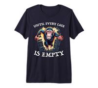 Until Every Cage is Empty Animal Rights Animal Liberation Premium T-Shirt