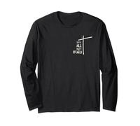 Until Everyone Heard | Minimalist Christian Cross Long Sleeve T-Shirt
