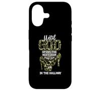 Until God Opens The Next Door Praise Him In The Hallway Case for iPhone 17