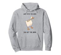Untitled Funny Goose Game Meme Pullover Hoodie