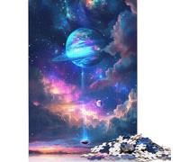 Unveiled Brilliant Colors Planets Jigsaws Puzzle 1000 Pieces Adult Jigsaw Puzzle Educational Games Toys Diy Wooden Creative Puzzle Gifts 1000pcs (75x50cm)