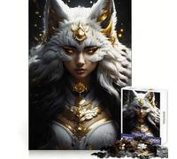 Unveiling The Kitsune 1000 Piece Jigsaws for Teenagers Cognitive Recall Casual Relaxation Sharp Cut Ideal Present (38x26cm)