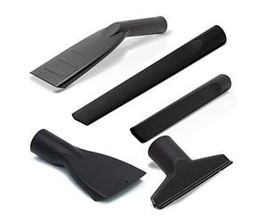 Unviersal nozzle set, diameter 32-35 mm, 5 pieces with crevice nozzle, upholstery nozzle, car nozzle, suitable for Karcher devices, e.g. Kärcher pressure washers, Kärcher wet and dry vacuum cleaners
