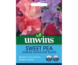 Unwin Flower Seeds Sweet Pea Unwins Signature Blend