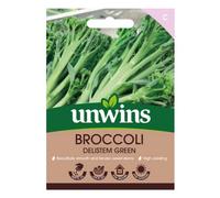 Unwins Broccoli Delistem Green Easy To Grow Seeds