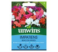 Unwins Busy Lizzie Beacon Mixed Easy To Grow Seeds