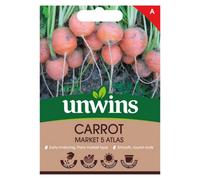 Unwins Carrot Paris Market Atlas Easy To Grow Seeds