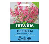 Unwins Delphinium King Scarlet (English Rose)