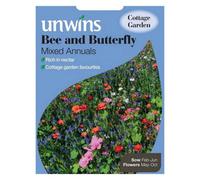 Unwins Flower Seeds - Bee & Butterfly Mixed Annuals