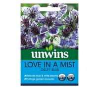 Unwins Flower Seeds - Love In A Mist Delft Blue