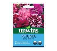 Unwins Flower Seeds - Petunia Duo Mix F1