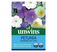Unwins Flower Seeds - Petunia Summer Sky Mix