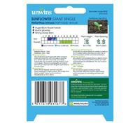 Unwins Flower Seeds - Sunflower Giant Single