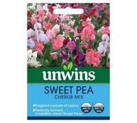 Unwins Flower Seeds - Sweet Pea Cherub Mix