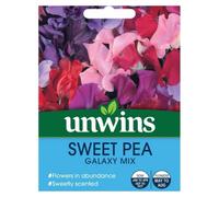 Unwins Flower Seeds - Sweet Pea Galaxy Mix