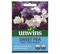Unwins Flower Seeds - Sweet Pea Misty Mountains