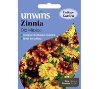 Unwins Flower Seeds - Zinnia Old Mexico