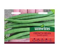Unwins French Bean Dwarf Quartz Easy To Grow Seeds