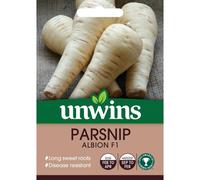 Unwins Grow Your Own Albion F1 Parsnip Vegetable Seeds