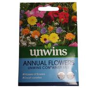 Unwins Grow Your Own Annual Flowers Container Mix Dwarf Seeds