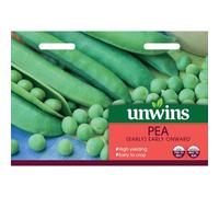 Unwins Grow Your Own At Home Tasty Vegetables Seeds - Pea Early Onward