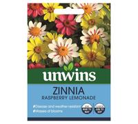 Unwins Grow Your Own At Home Zinnia Raspberry Lemonade Flowers Seeds