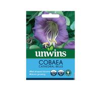 Unwins Grow Your Own Bell Shaped Cobaea Cathedral Bells Flower Seeds