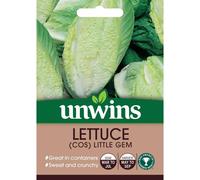 Unwins Grow Your Own Cos Little Gem Lettuce Vegetable Seeds
