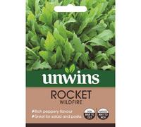 Unwins Grow Your Own Deep Green Rich Peppery Wildfire Rocket Seeds