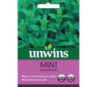 Unwins Grow Your Own Gardens Favourite Widely Grown Mint Herb Seeds