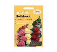 Unwins Grow Your Own Large Hollyhock Chaters Classic Double Mix Seeds