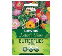 Unwins Grow Your Own Natures Haven Butterflies Mixed Flower Seeds