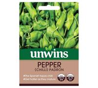 Unwins Grow Your Own Padron Chilli Pepper Vegetable Seeds