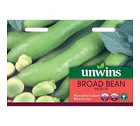 Unwins Grow Your Own Quick Crop Meteor Broad Bean Seeds - Early Spring/Summer Harvest, Sows Feb-May or Oct-Nov, 45 Seeds, Product Code 31210097
