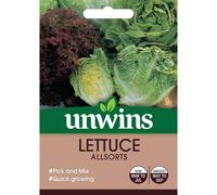 Unwins Grow Your Own Quick Growing Lettuce Allsorts Vegetable Seeds
