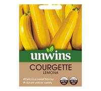 Unwins Grow Your Own Sweet Flavoured Lemona Courgette Vegetable Seeds