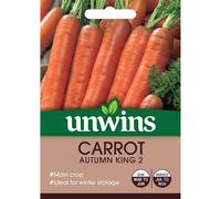 Unwins Grow Your Own Vegetable Seeds - Carrot Autumn King 2