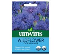 Unwins Grow Your Own Wildflower Cornflower Unusual Cut Flowers Seeds