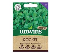 Unwins Herb Rocket Organic Easy To Grow Seeds