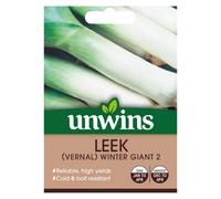 Unwins Leek Winter Giant Easy To Grow Seeds