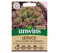 Unwins Lettuce (Looseleaf) Red Senorita (Organic)