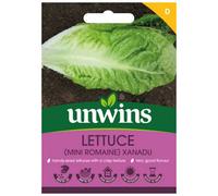 Unwins Lettuce Mini Romaine Xanadu Easy To Grow Seeds