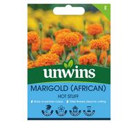Unwins Marigold African Hot Stuff Easy To Grow Seeds